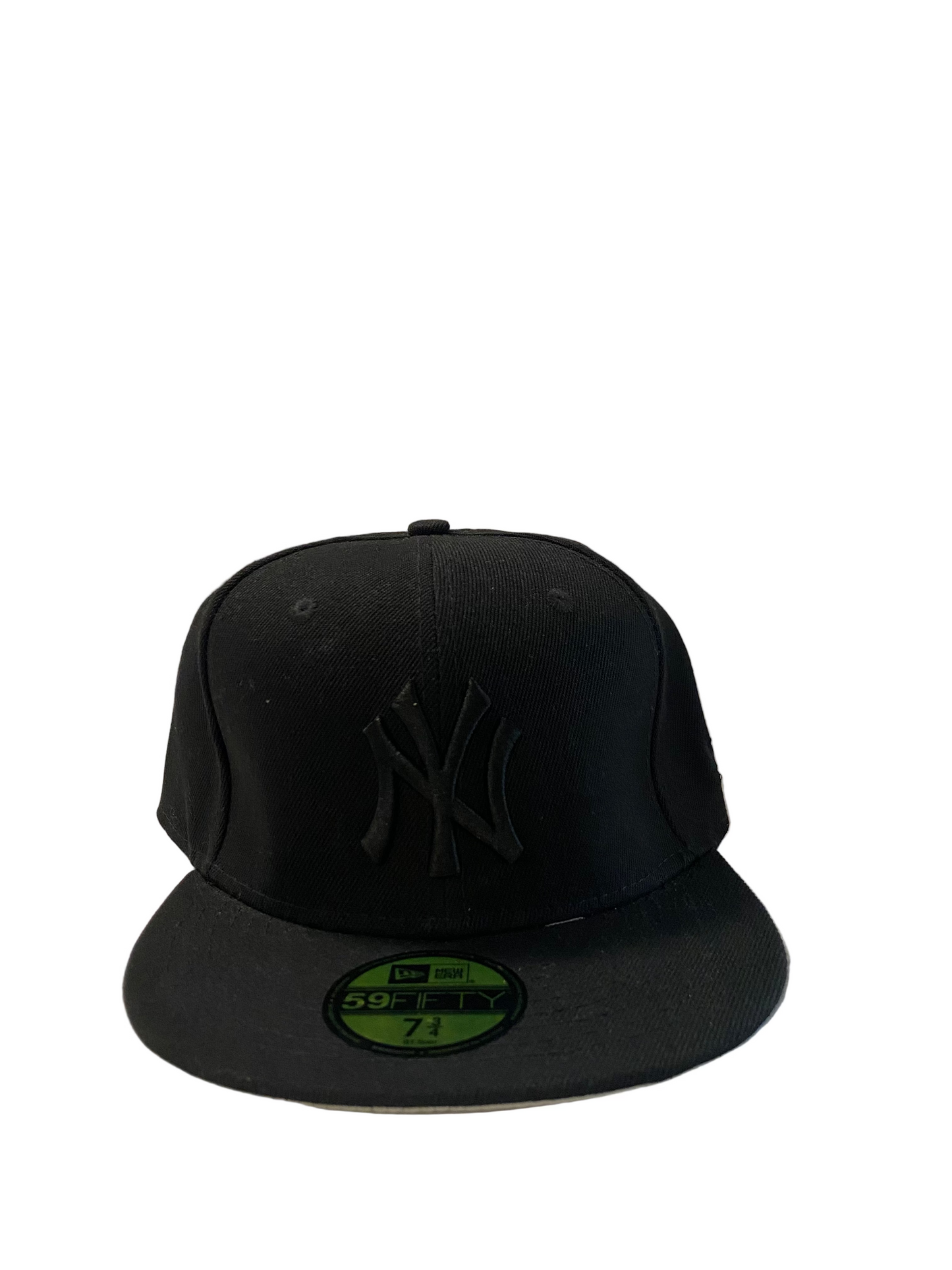 59FIFTY NEW YORK YANKEES BLACK FLAT BRIM FITTED CAP